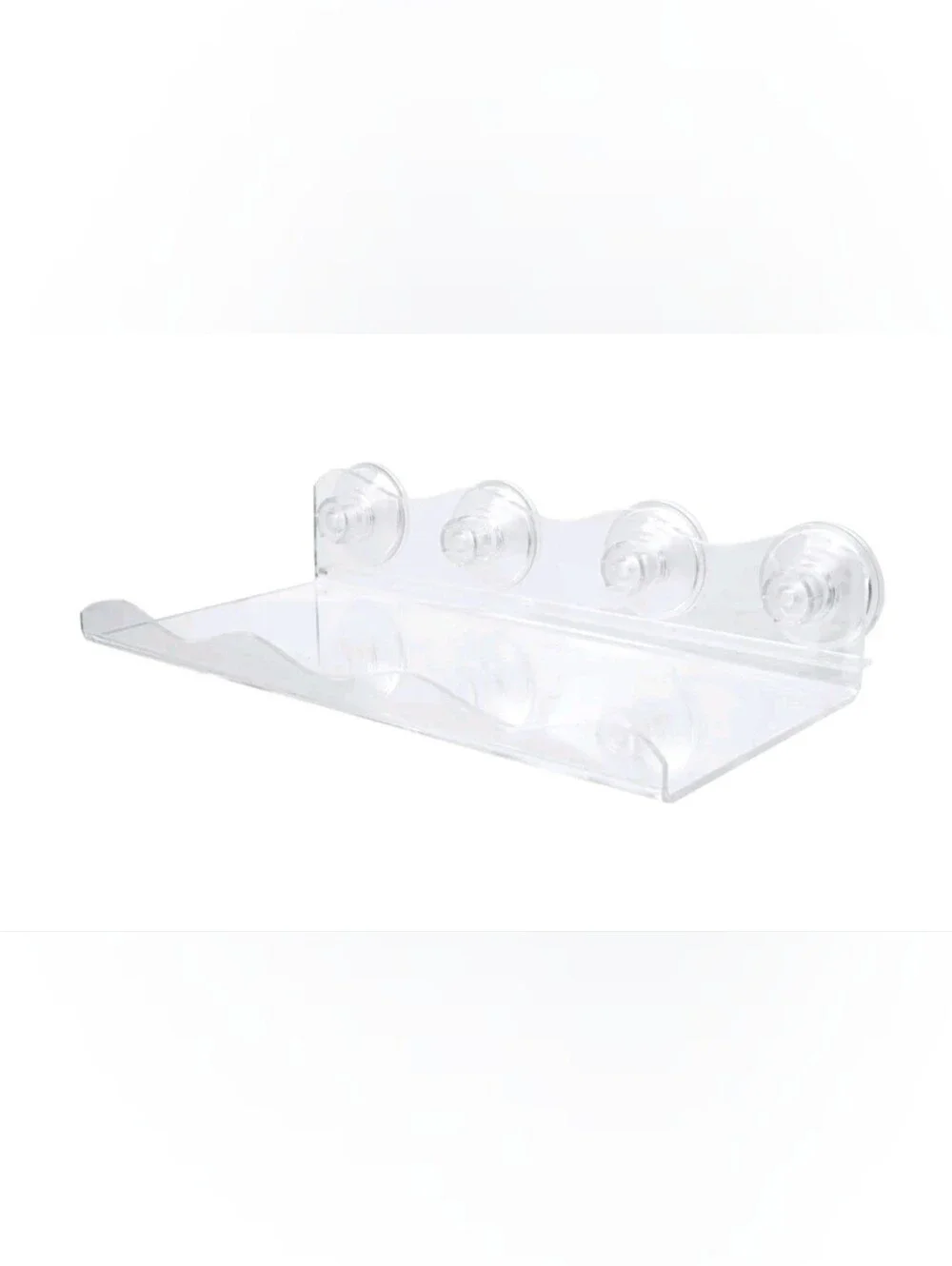 Acrylic Window Plant Shelf with Suction Cups